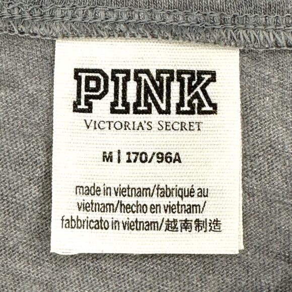 Victoria's Secret PINK | Med | Heather Gray Ultra-Soft Plunge Crossover Romper - Picture 6 of 7